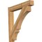 Ekena Millwork Balboa Block Rough Sawn Outlooker, Western Red Cedar, 8"W x 48"D x 48"H OUT08X48X48BOA05RWR - alternate 1